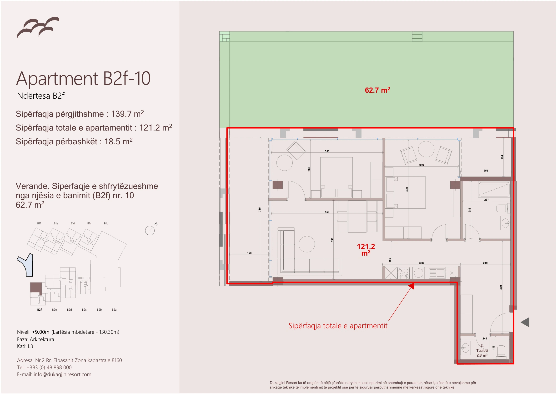 Floor plan of unit B2f-10